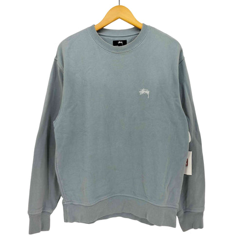 ステューシー Stussy ショーンフォント ロゴ 刺繍 クルーネック スウェット プルオーバー メンズ import:M